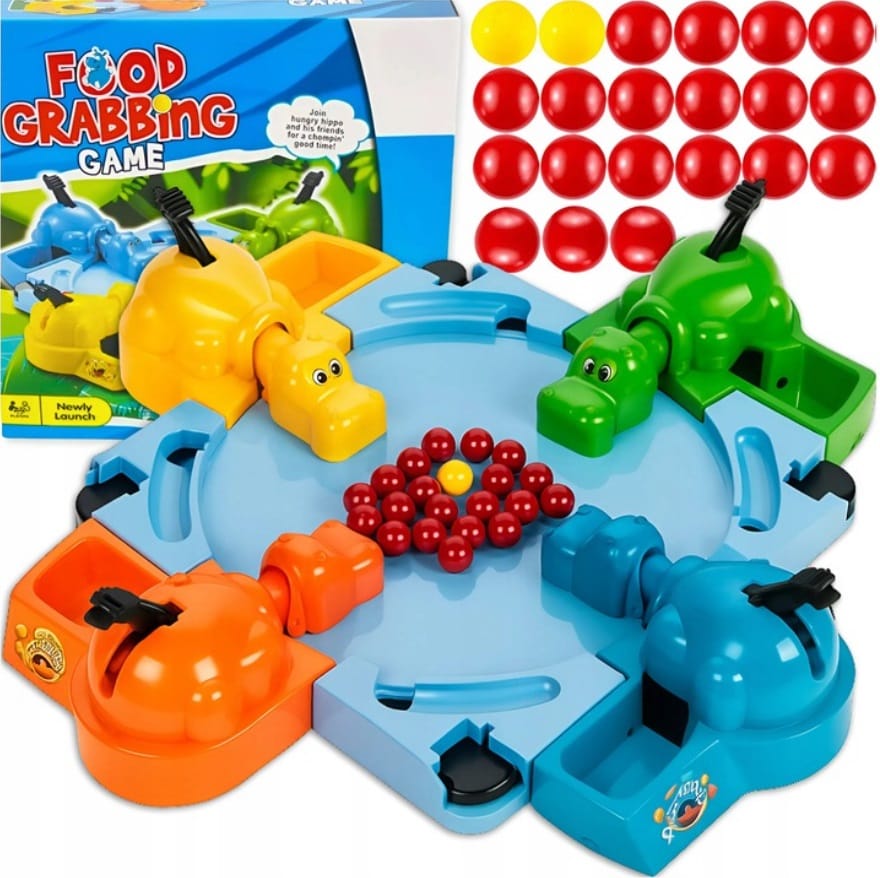 Gra Zręcznościowa Głodne Hipcie Dla Rodziny Dzieci Zabawka Hungry Hippo