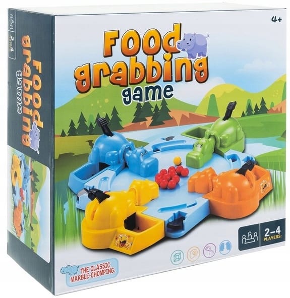 Gra Zręcznościowa Głodne Hipcie Dla Rodziny Dzieci Zabawka Hungry Hippo