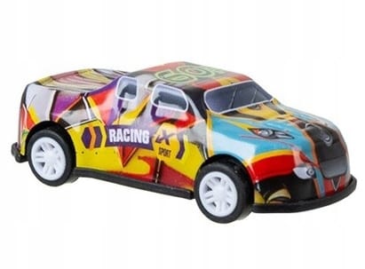 Samochodziki Resoraki Z Napędem 50 szt Metalowych Aut + Organizer