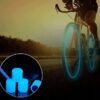 4 X Nakrętki Świecące Fluorescencyjne Na Wentyl Koło Samochodowy Auto Rower