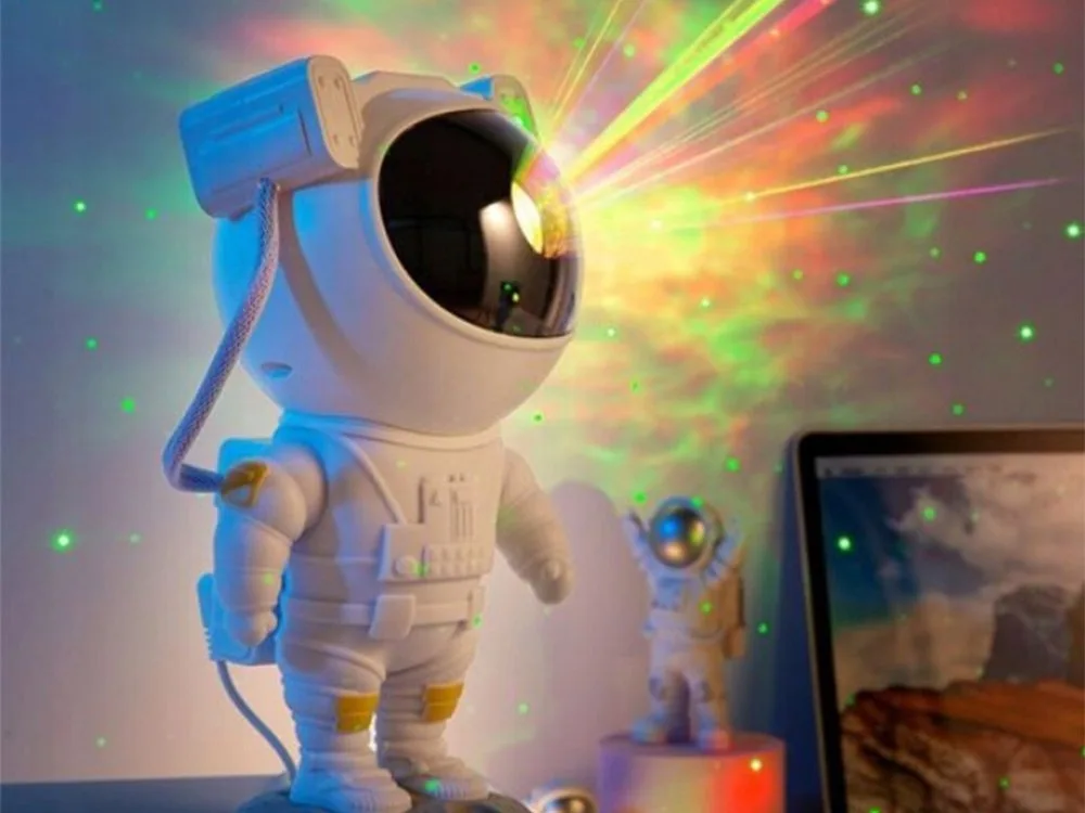 Projektor Gwiazd Astronauta Lampka Nocna Dla Dzieci Rzutnik Kosmos Pilot