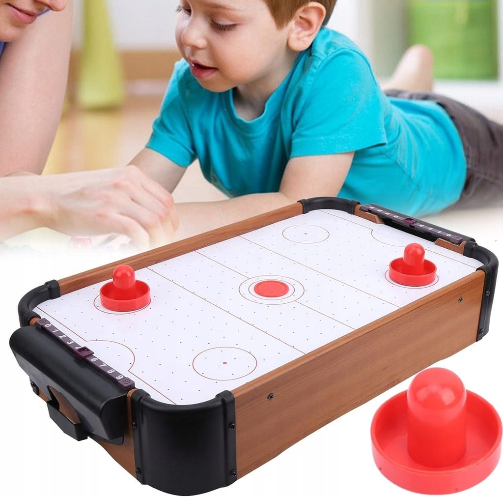 Cymbergaj Air Hockey Mini Stół Powietrzny Hokej Dla Dzieci Z Licznikiem