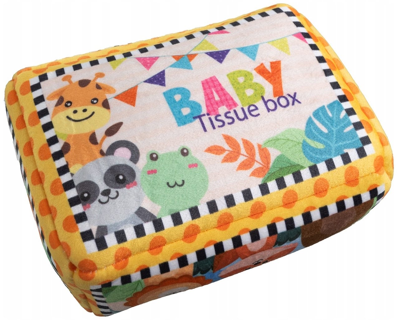 Sensoryczne Pudełko Pluszowe Z Chusteczkami Montessori Sorter Zwierzątka 0+