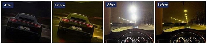 Okulary Do Jazdy Nocą Dla Kierowców Polaryzacyjne Filtr Uv Z Żółtą Soczewką