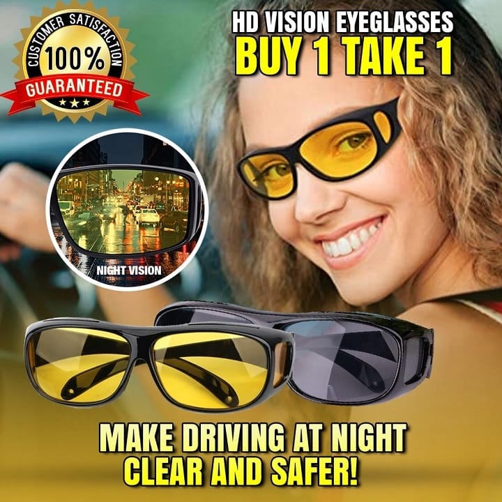 Okulary Do Jazdy Nocą Dla Kierowców Polaryzacyjne Filtr Uv Z Żółtą Soczewką