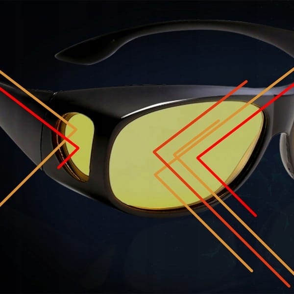Okulary Do Jazdy Nocą Dla Kierowców Polaryzacyjne Filtr Uv Z Żółtą Soczewką