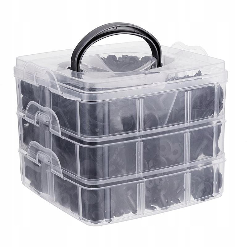 Kołki Spinki Klipsy Rozporowe Samochodowe 625 szt