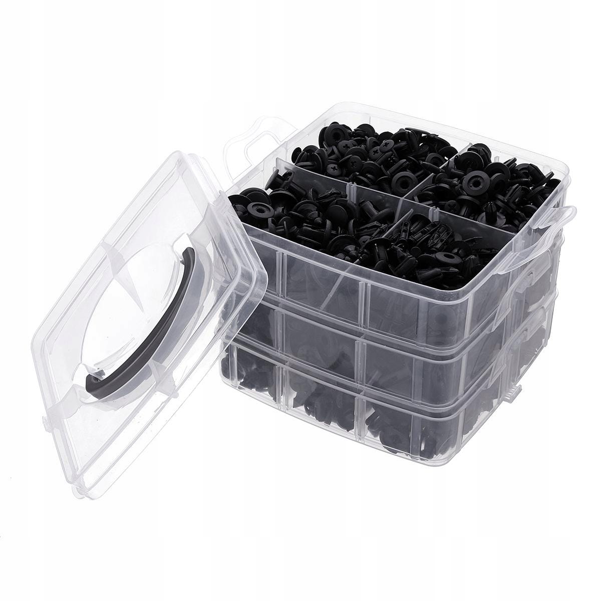 Kołki Spinki Klipsy Rozporowe Samochodowe 625 szt