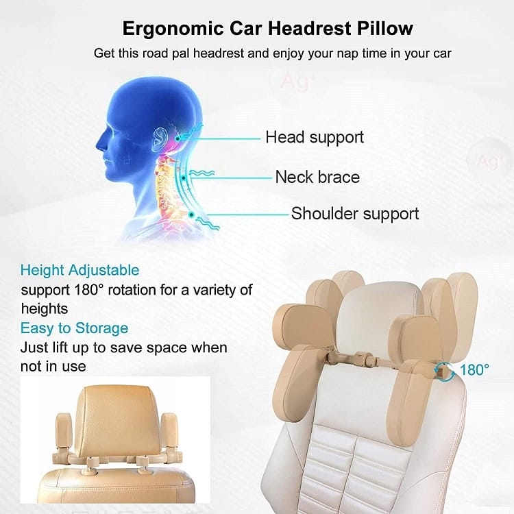 Komfortowe Oparcie Głowy Do Samochodu Zagłówek
