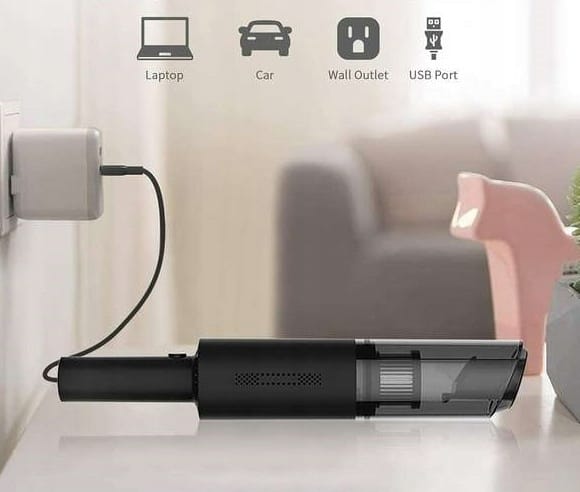 Bezprzewodowy Odkurzacz Samochodowy Ręczny Filtr Hepa Mocny 120w +końcówki