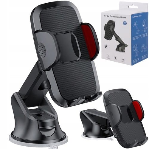 Uchwyt Na Telefon Do Samochodu Szybę Deskę Kokpit Samochodowy Holder Mocny