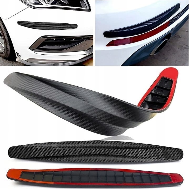 2x Listwa Ochronna Zderzaka Cabron Odboje 40cm Antykolizyjne Gumowe Listwy