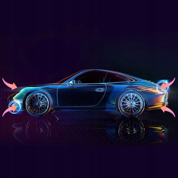 2x Listwa Ochronna Zderzaka Cabron Odboje 40cm Antykolizyjne Gumowe Listwy