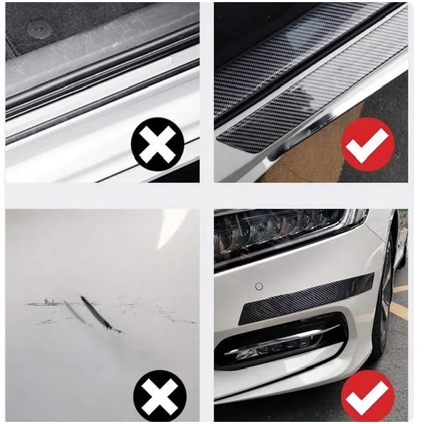 Taśma Ochronna Folia Samoprzylepna Carbon Na Progi Drzwi Carbonowa 5cm X 5m