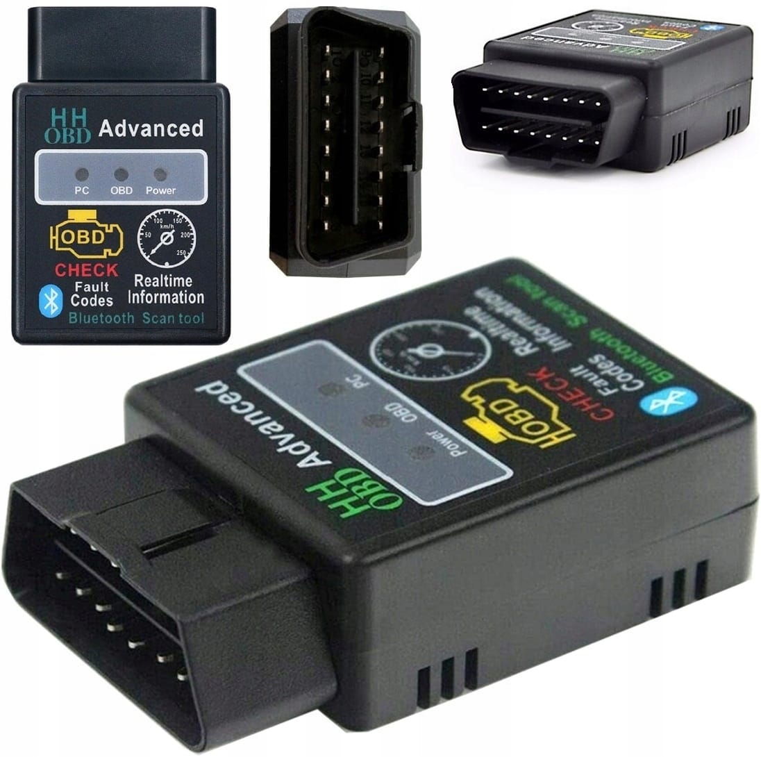 Interfejs Elm327 Diagnostyczny Bluetooth Obd2 Tester Skan Kasowanie Błędów