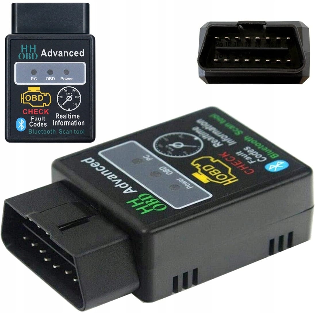 Interfejs Elm327 Diagnostyczny Bluetooth Obd2 Tester Skan Kasowanie Błędów