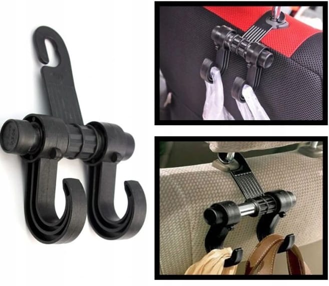 Wieszak Samochodowy Zagłówek Na Torbe Zakupy