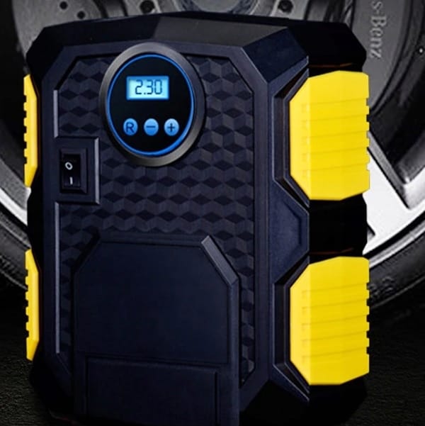 Sprężarka Kompresor Samochodowy Pompka 12v Led 10bar 120w Led Lcd Końcówki