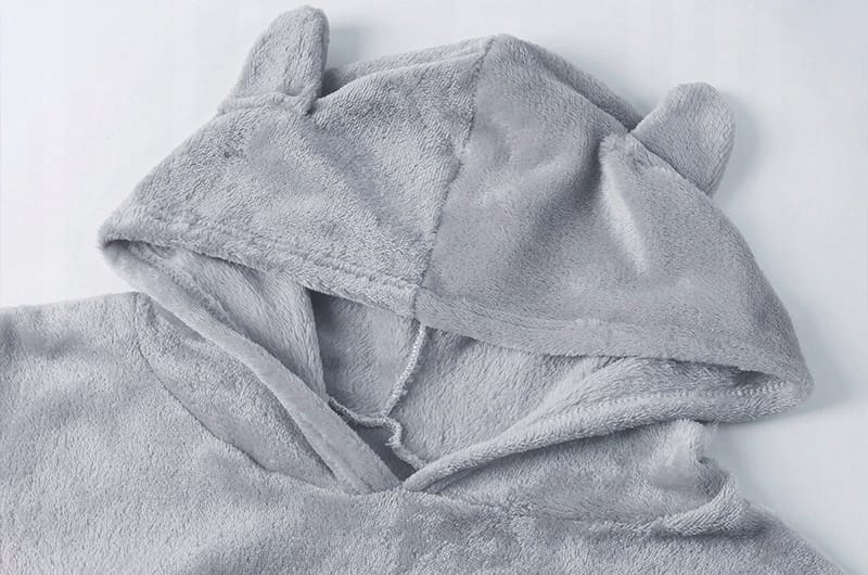 Pluszowa Piżama Damska Ciepła Dwuczęściowa Bluza Krótkie Spodenki Meow Kot