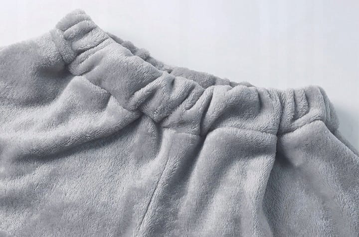 Pluszowa Piżama Damska Ciepła Dwuczęściowa Bluza Krótkie Spodenki Meow Kot