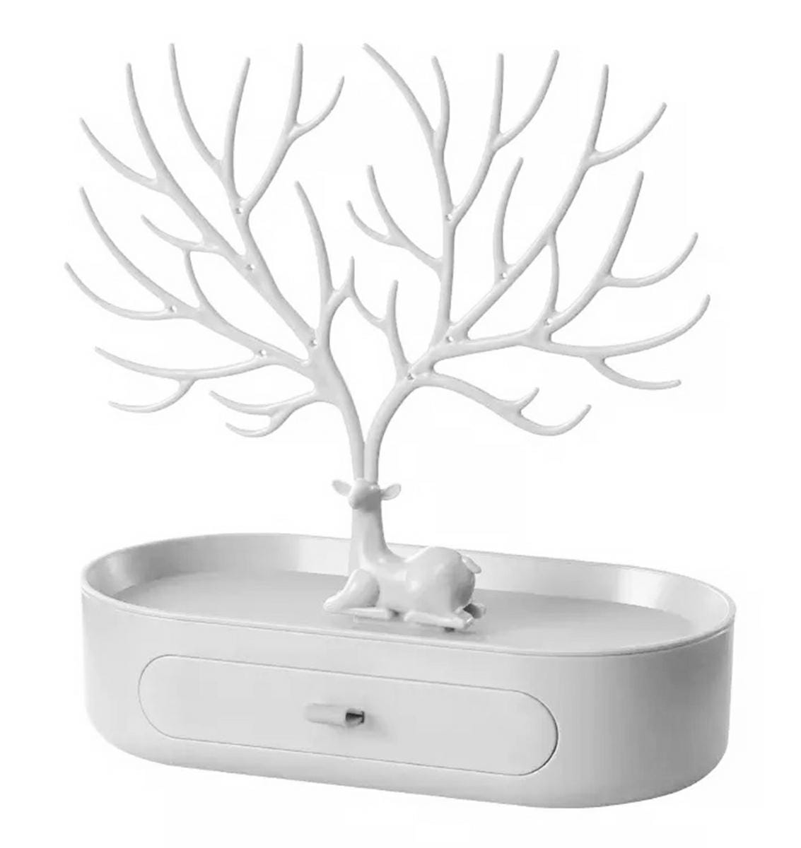 Ekspozytor Na Biżuterię Bransoletki Kolczyki Stojak Jeleń Organizer Drzewko