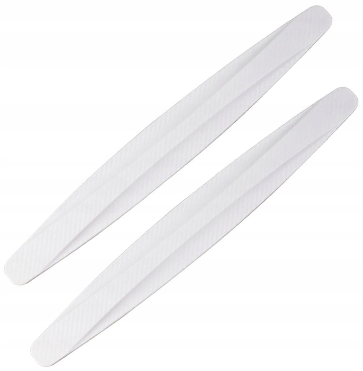 2x Listwa Ochronna Zderzaka Cabron Odboje Antykolizyjne Gumowe Listwy Białe