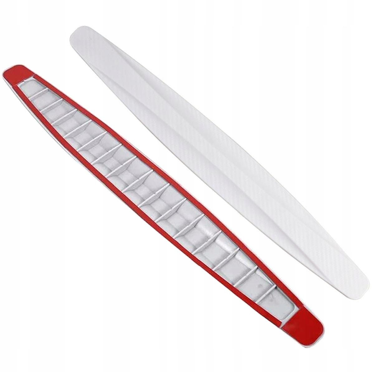 2x Listwa Ochronna Zderzaka Cabron Odboje Antykolizyjne Gumowe Listwy Białe