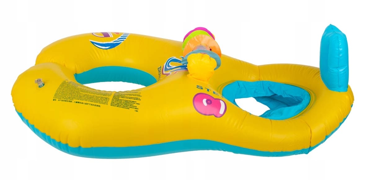 Ponton Dmuchane Koło Z Siedziskiem Dla Mamy I Dziecka Basen
