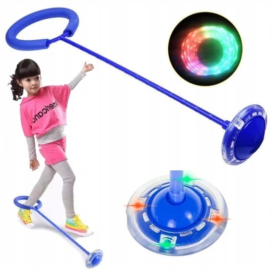 Skakanka Led Hula Hop Zabawka Na Nogę Skipper 63cm Ruch Dla Dziecka Zabawa