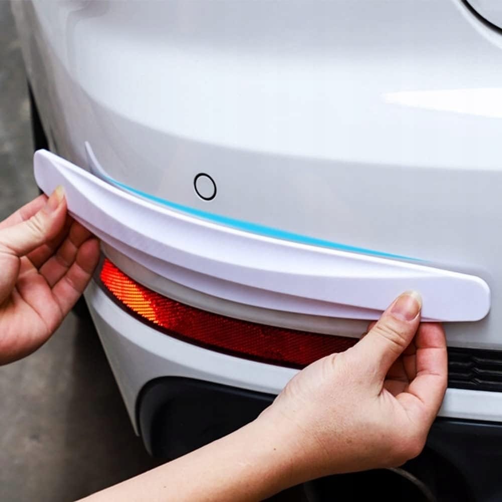 2x Listwa Ochronna Zderzaka Cabron Odboje Antykolizyjne Gumowe Listwy Białe