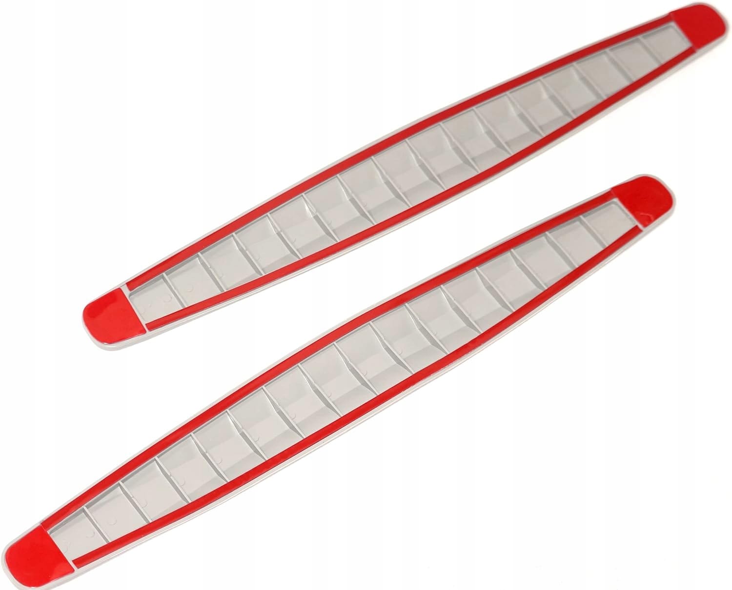 2x Listwa Ochronna Zderzaka Cabron Odboje Antykolizyjne Gumowe Listwy Białe