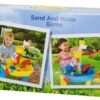 Piaskownica Stolik Wodny Dla Dzieci Stół Do Ogrodu Plaży Zabawka Wodna 17el