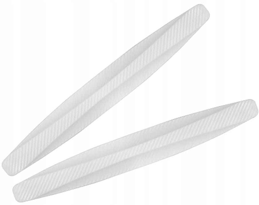 2x Listwa Ochronna Zderzaka Cabron Odboje Antykolizyjne Gumowe Listwy Białe