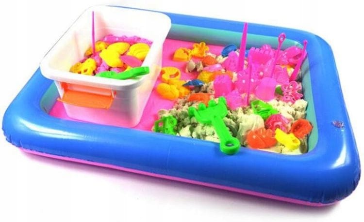 Dmuchana Piaskownica Do Piasku Kinetycznego Do Zabawy
