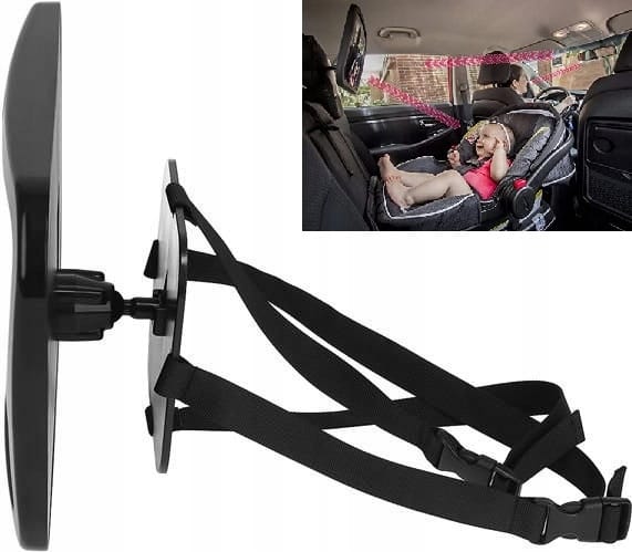 Lusterko Do Obserwacji Dziecka W Samochodzie Duże Bezpieczna Podróż Do Auta