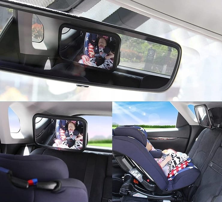 Lusterko Do Obserwacji Dziecka W Samochodzie Duże Bezpieczna Podróż Do Auta