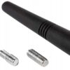 Antena Czartna Samochodowa Radiowa Bat Maszt 9cm Adaptery X 3 Adaptery