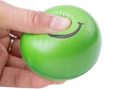 Piłka Antystresowa Gniotek Piłeczka Uśmiech Zabawka Piankowa Gniotki Piłki