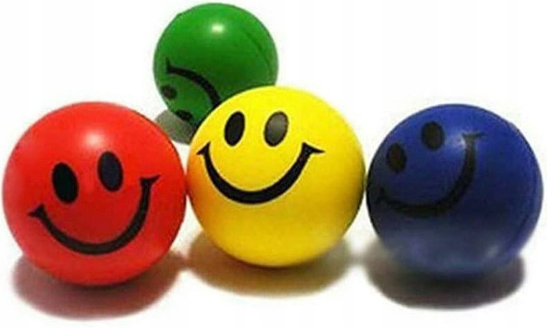 Piłka Antystresowa Gniotek Piłeczka Uśmiech Zabawka Piankowa Gniotki Piłki