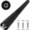 Antena Czartna Samochodowa Radiowa Bat Maszt 9cm Adaptery X 3 Adaptery