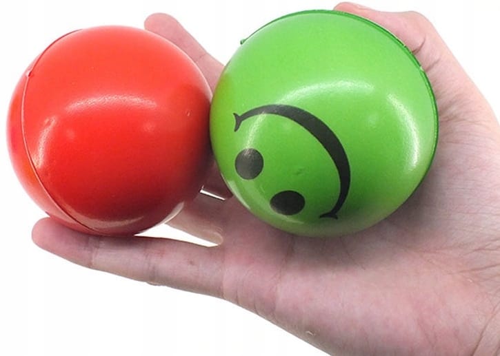 Piłka Antystresowa Gniotek Piłeczka Uśmiech Zabawka Piankowa Gniotki Piłki