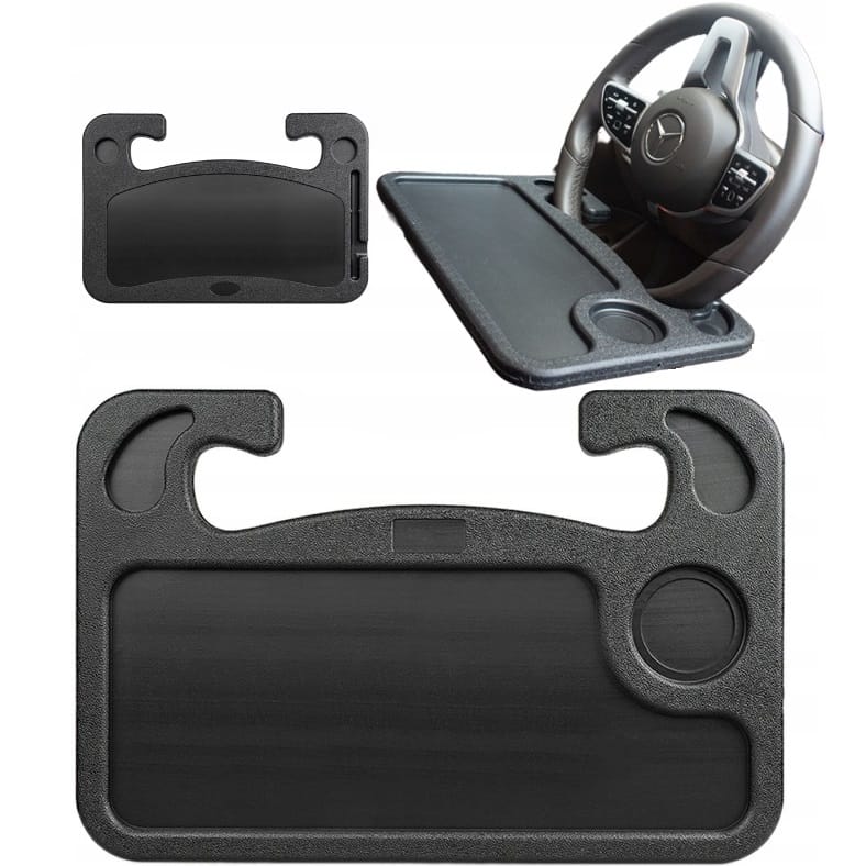 Organizer Samochodowy Stolik Na Kierownicę Auta Taca Tacka Uchwyt Podstawka
