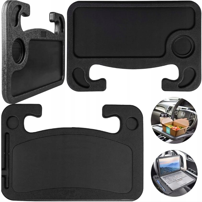 Organizer Samochodowy Stolik Na Kierownicę Auta Taca Tacka Uchwyt Podstawka