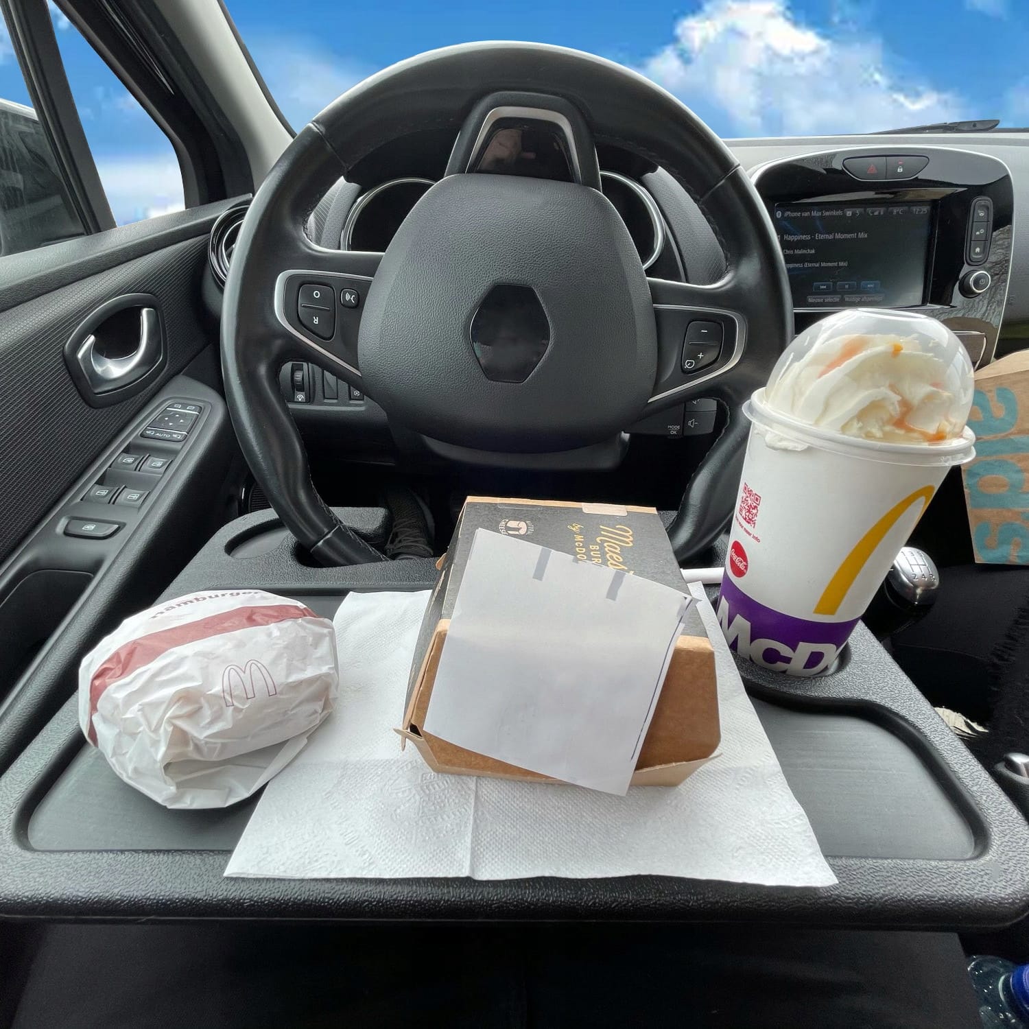 Organizer Samochodowy Stolik Na Kierownicę Auta Taca Tacka Uchwyt Podstawka