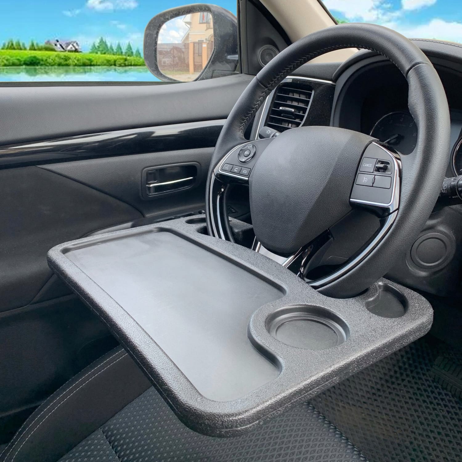 Organizer Samochodowy Stolik Na Kierownicę Auta Taca Tacka Uchwyt Podstawka