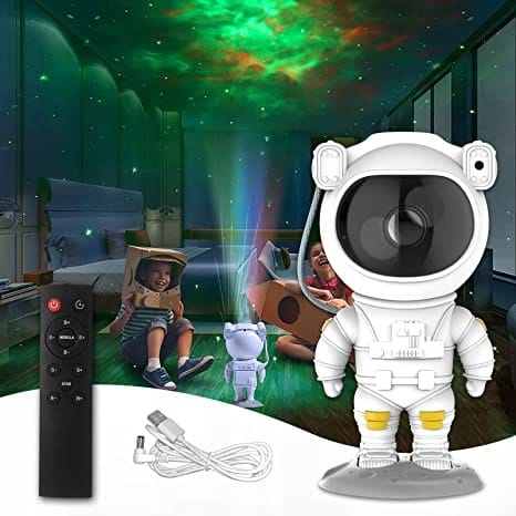 Lampka Nocna Projektor Gwiazd Astronauta 8 Trybów