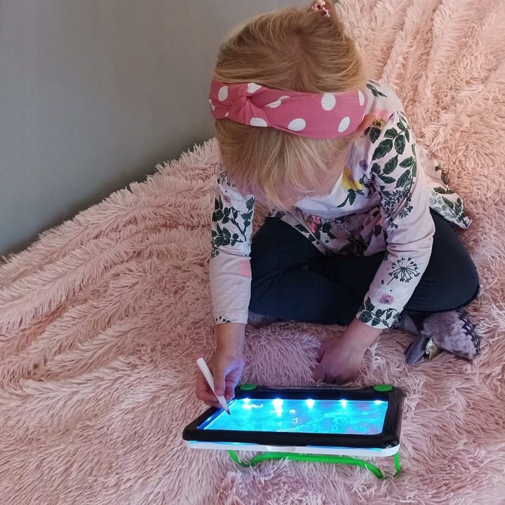 Tablet Graficzny Znikopis Tablica Malowania Światłem Led Szablon Dinozaur