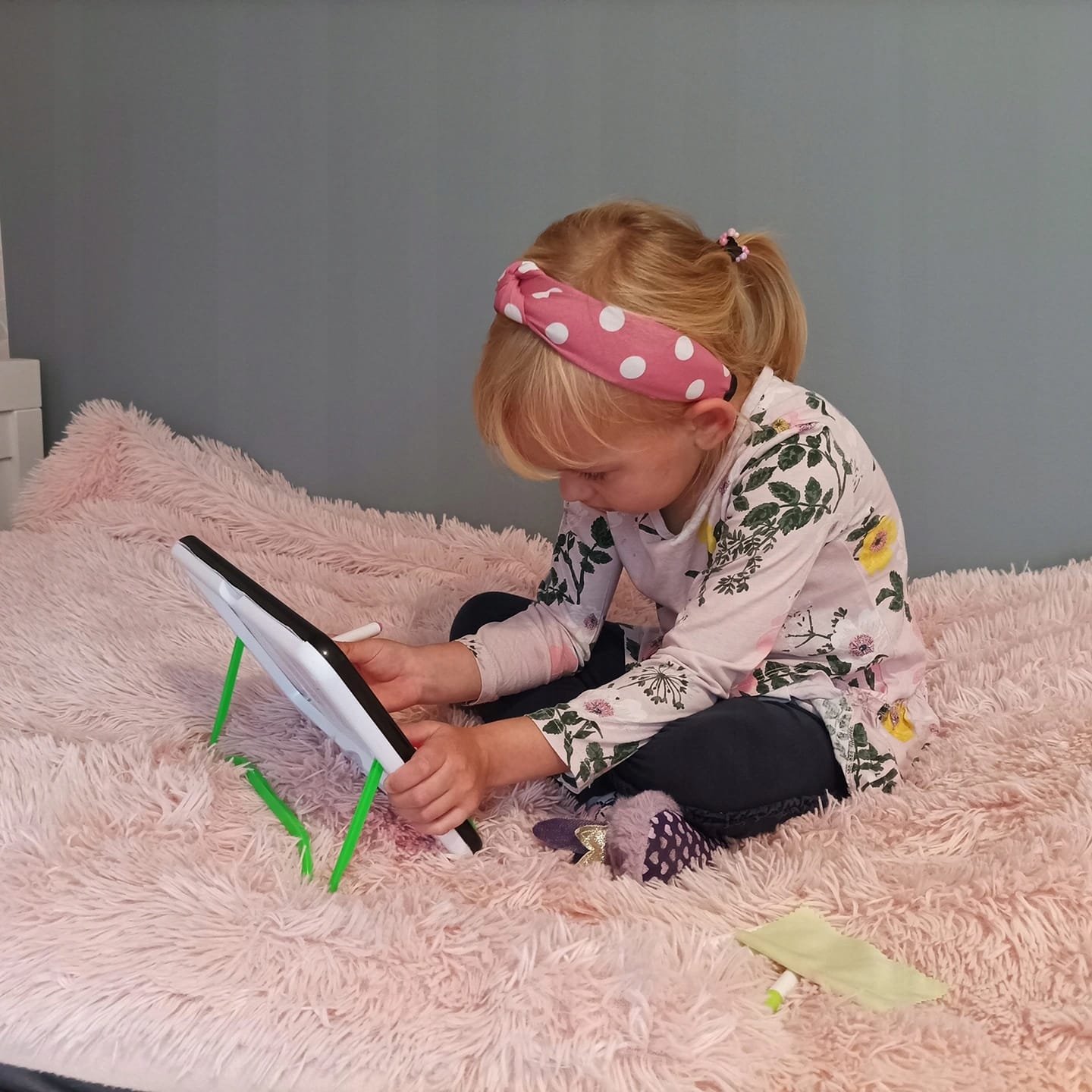 Tablet Graficzny Znikopis Tablica Malowania Światłem Led Szablon Dinozaur