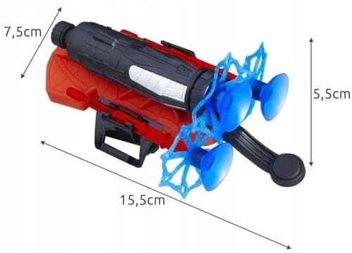 Rękawiczka Spider Rękawica Z Wyrzutnią Z Sieci Strzelająca 3 Strzałki Lotki
