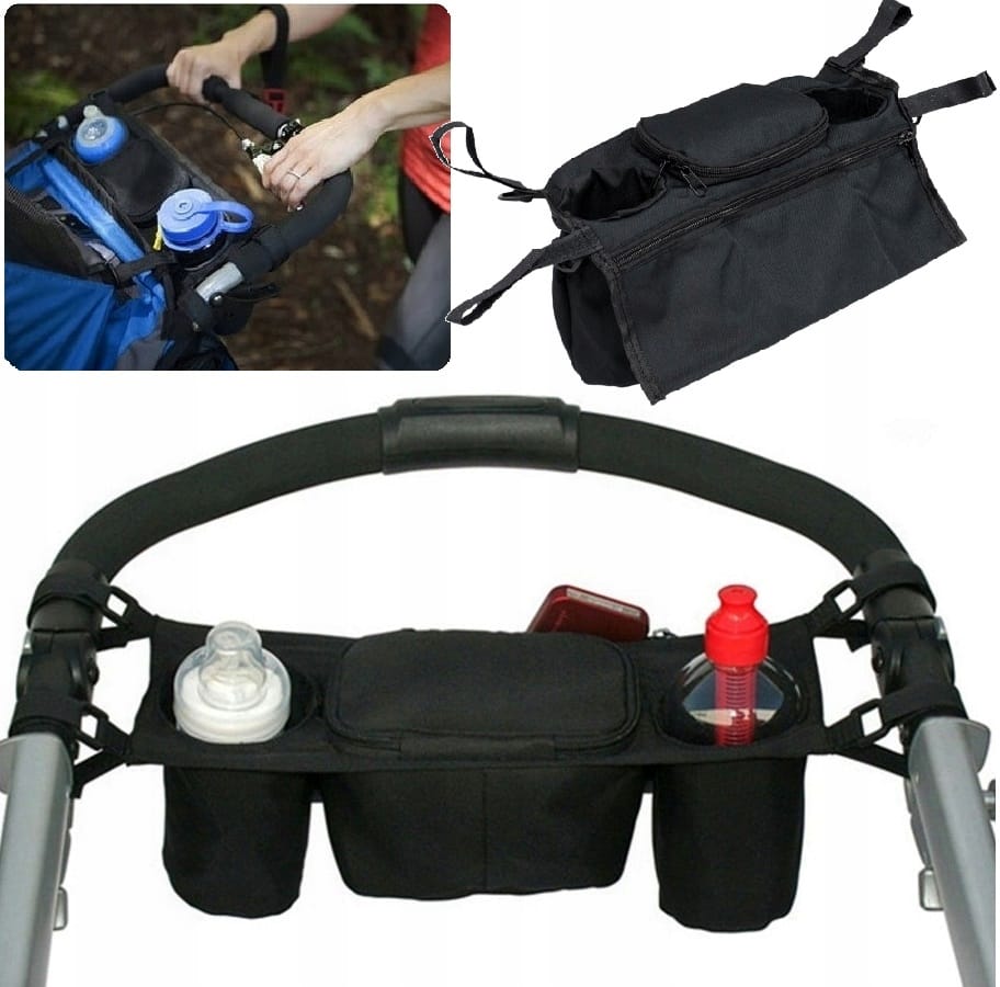 Organizer Do Wózka Na Napoje Butelkę Czarny